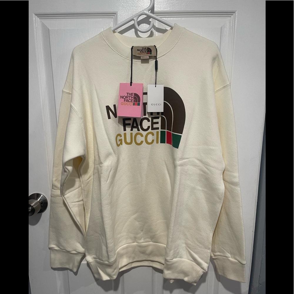 Mens Gucci X Northface sweatshirt